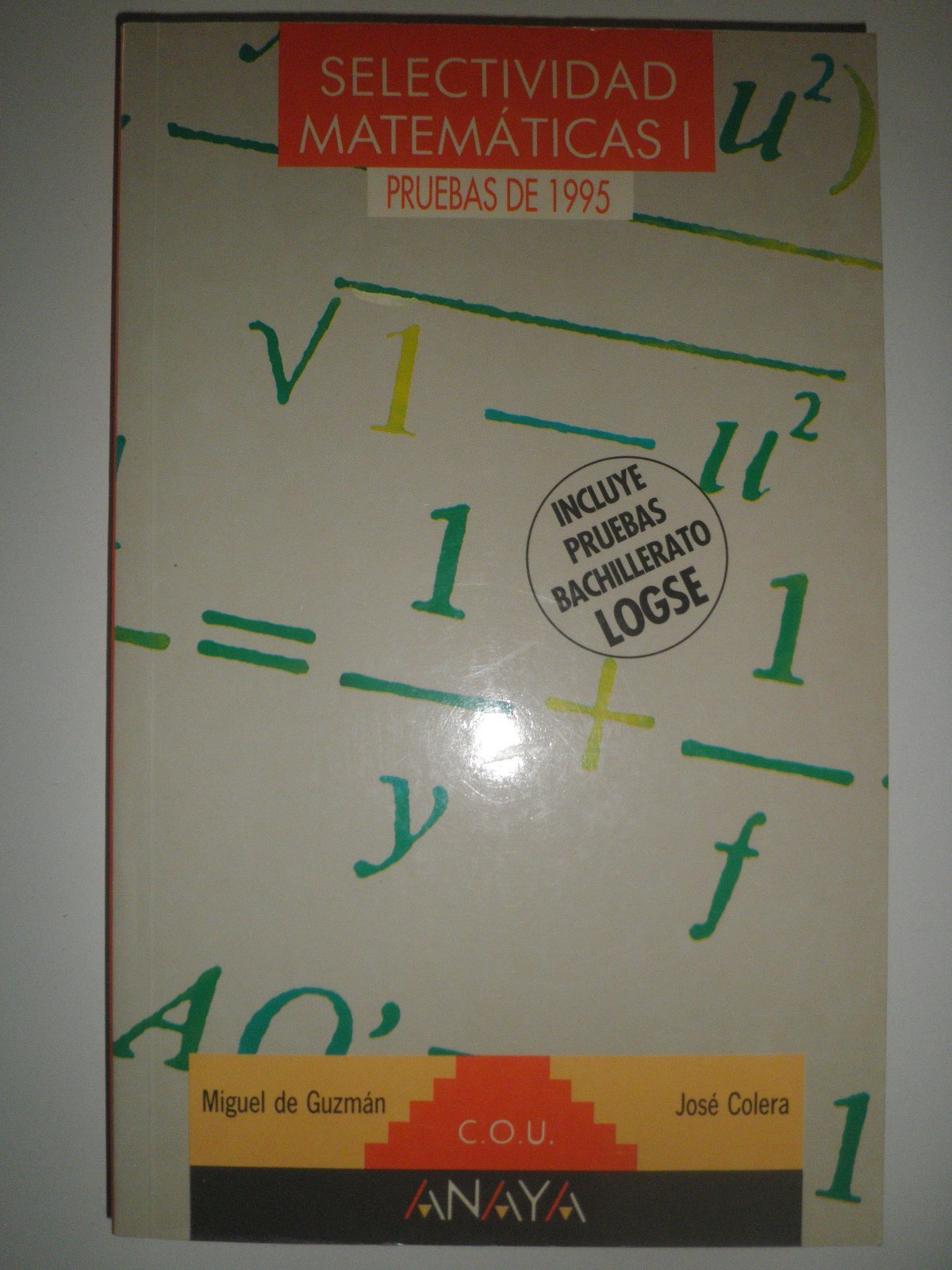Selectividad matematicas 95