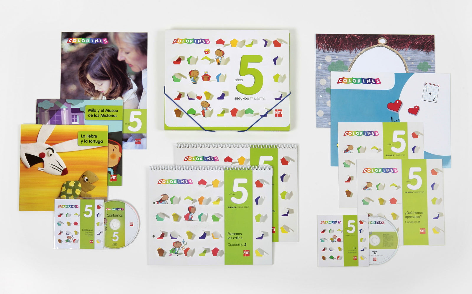 Colorines. 5 años, 2 trimestre - 9788467560800 (EDUCACION INFANTIL)