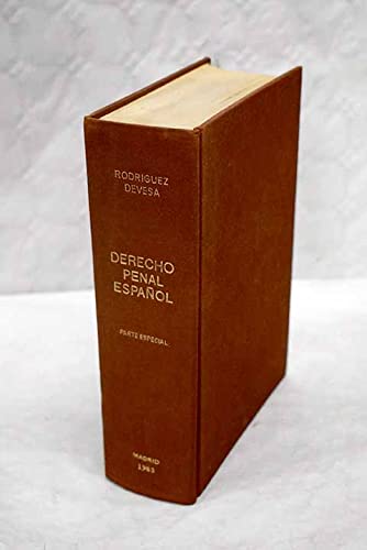 Derecho Penal Español. Parte Especial
