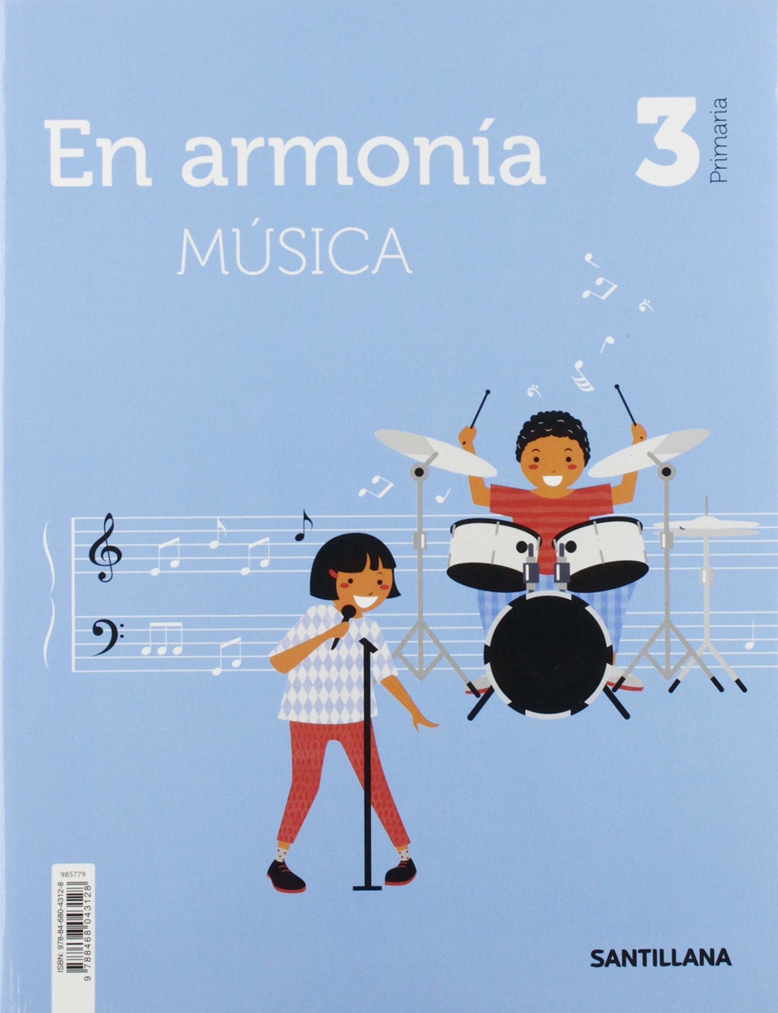 MUSICA EN ARMONIA 3 PRIMARIA - 9788468043128 (MADRID)