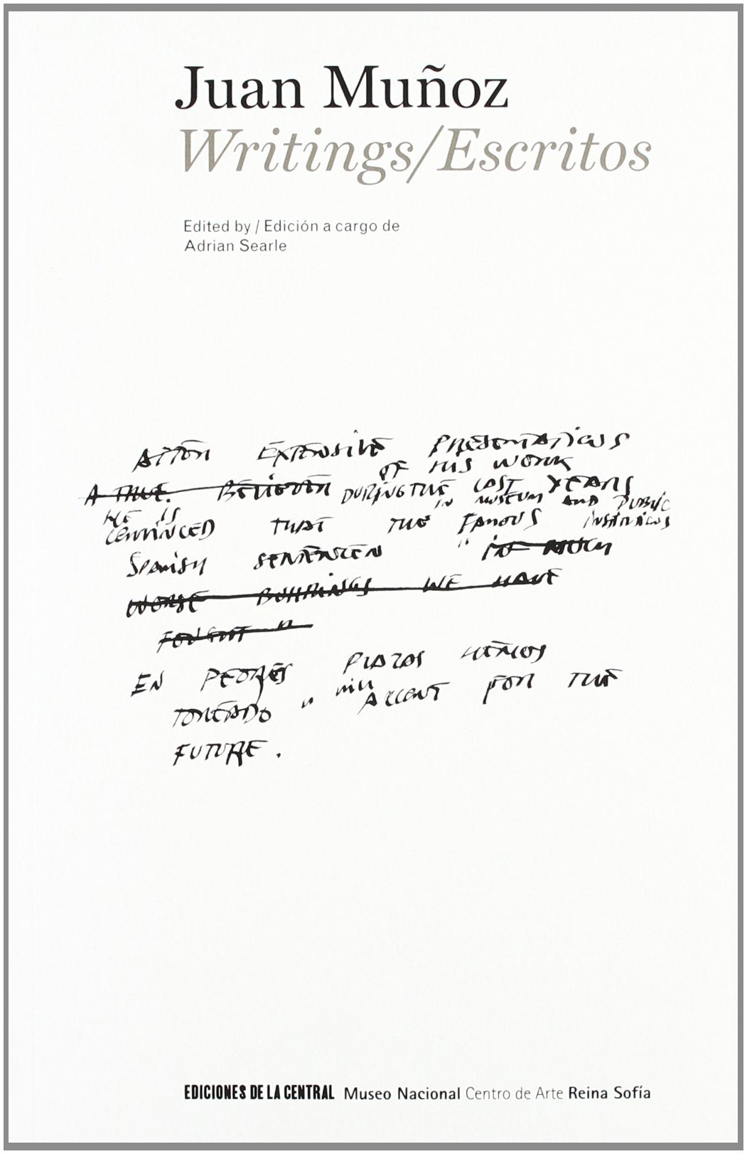 Juan Muñoz, Escritos = Writings