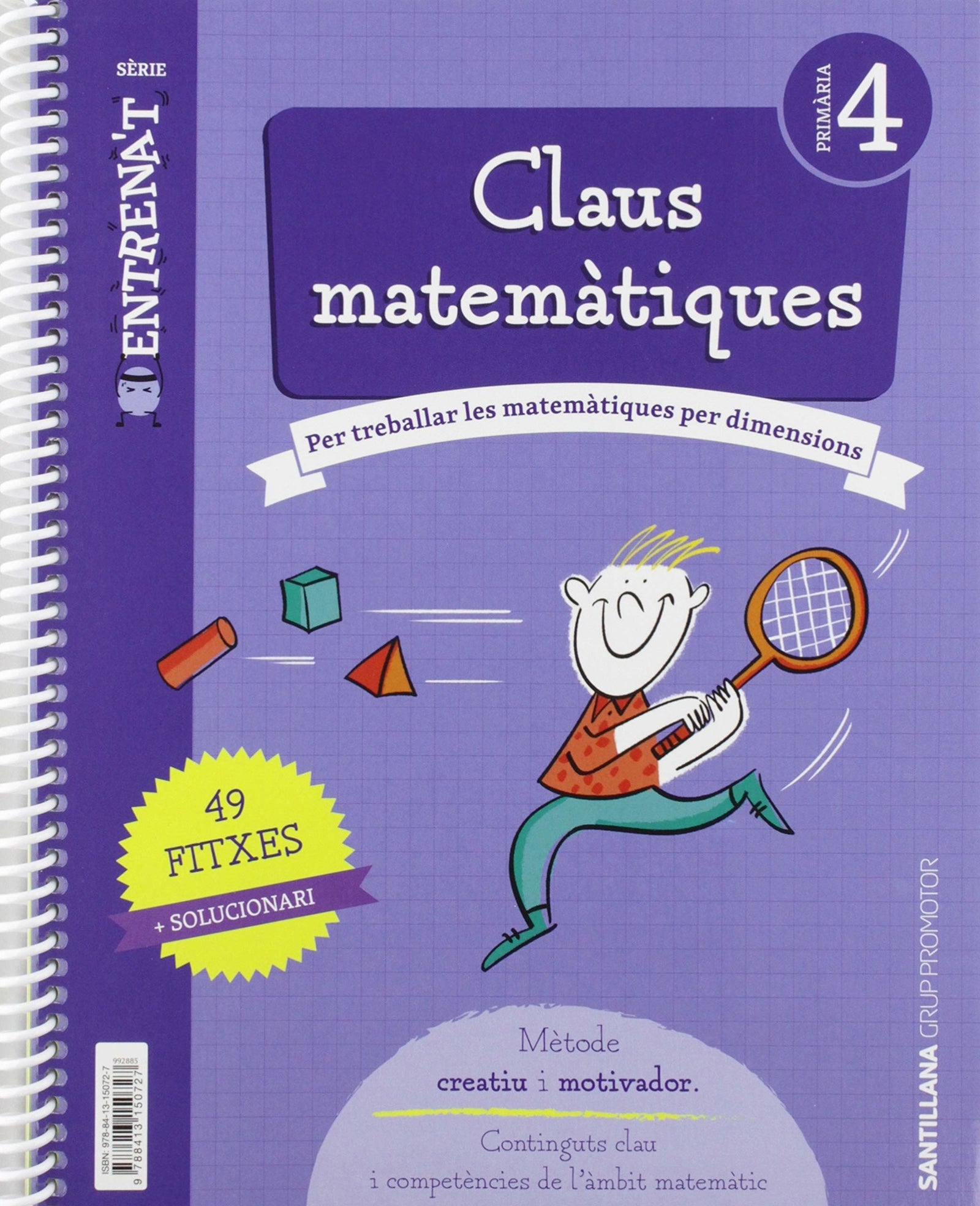 QUADERN CLAUS MATEMATIQUES SERIE ENTRENAT 4 PRIMARIA (MICA)