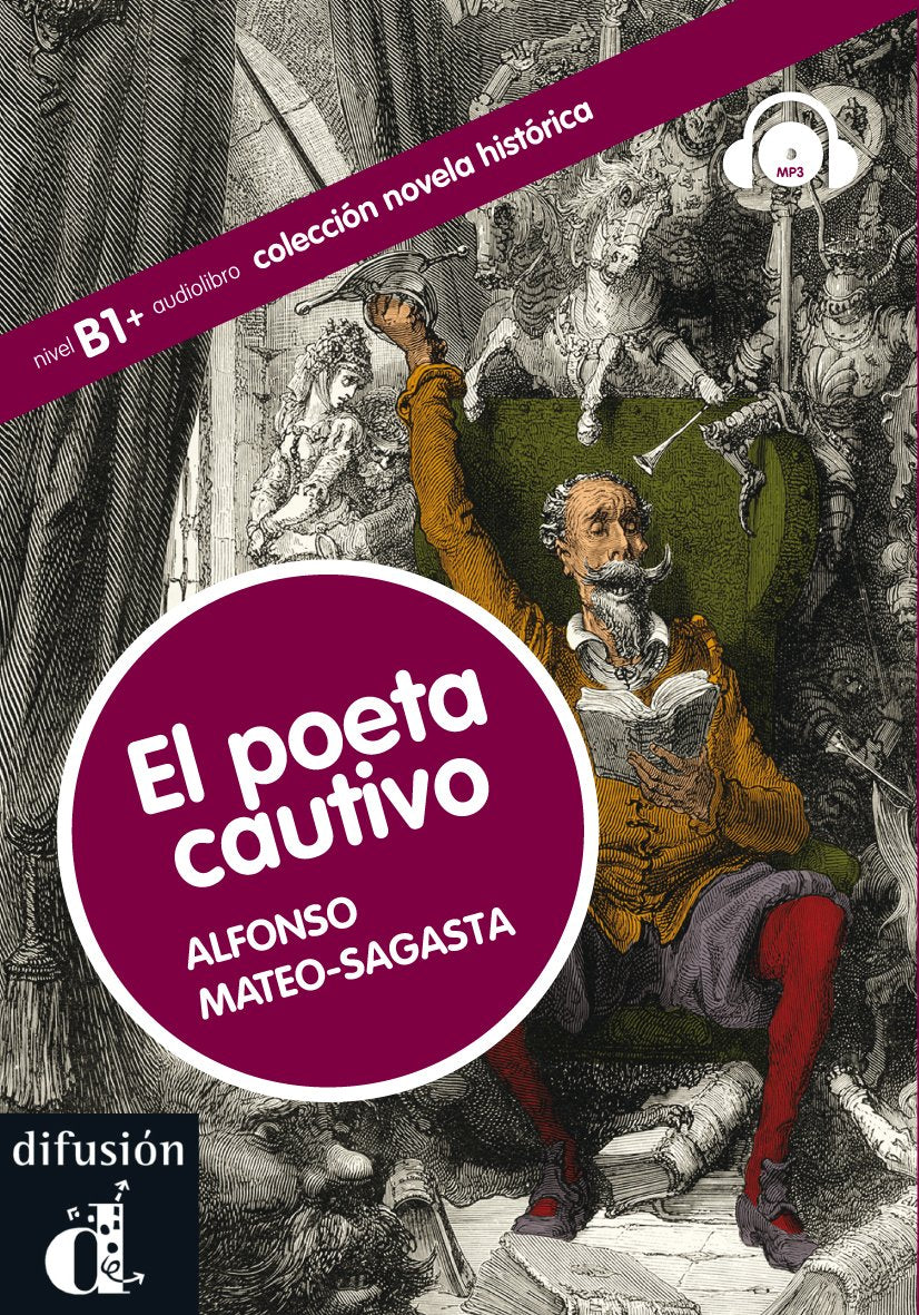 Colección Novela Histórica. El poeta cautivo.  Libro + CD