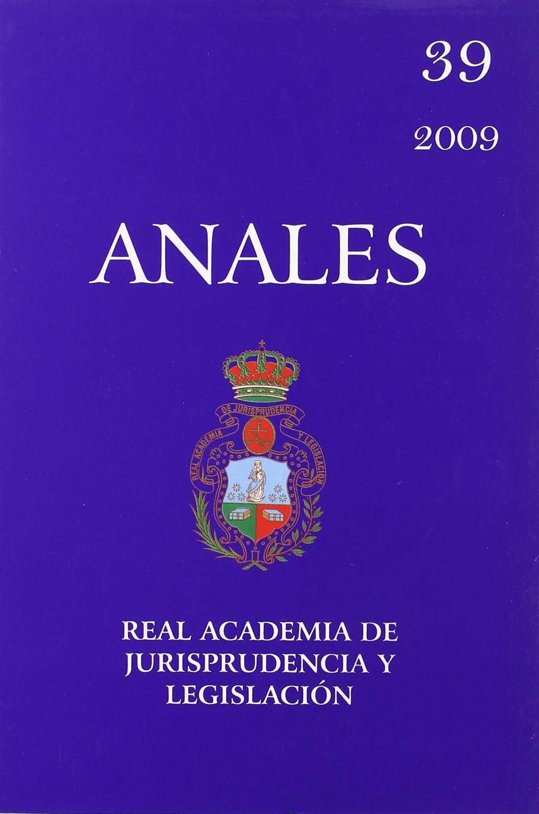 Anales. Número 39. 2009 (SIN COLECCION)
