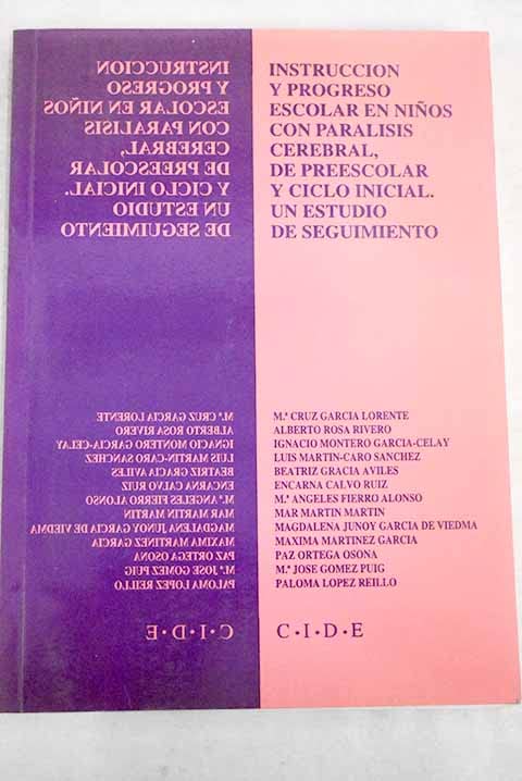 Instruccion y progreso escolar niños con paralisis cerebral...