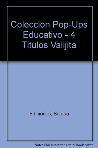 Estuche pop-up educativo (4 libritos)(+2 años)