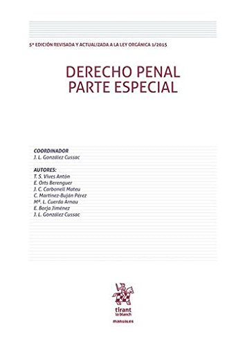 Derecho Penal Parte Especial 5ª Edición 2016