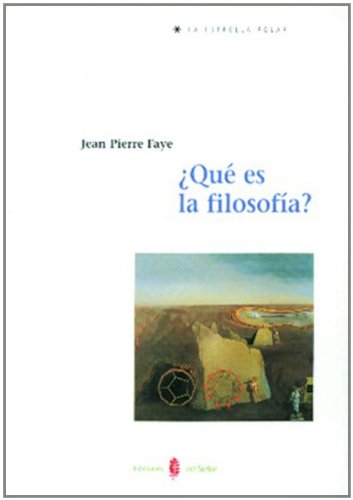 ¿Qué es la filosofía?: 12 (La estrella polar)