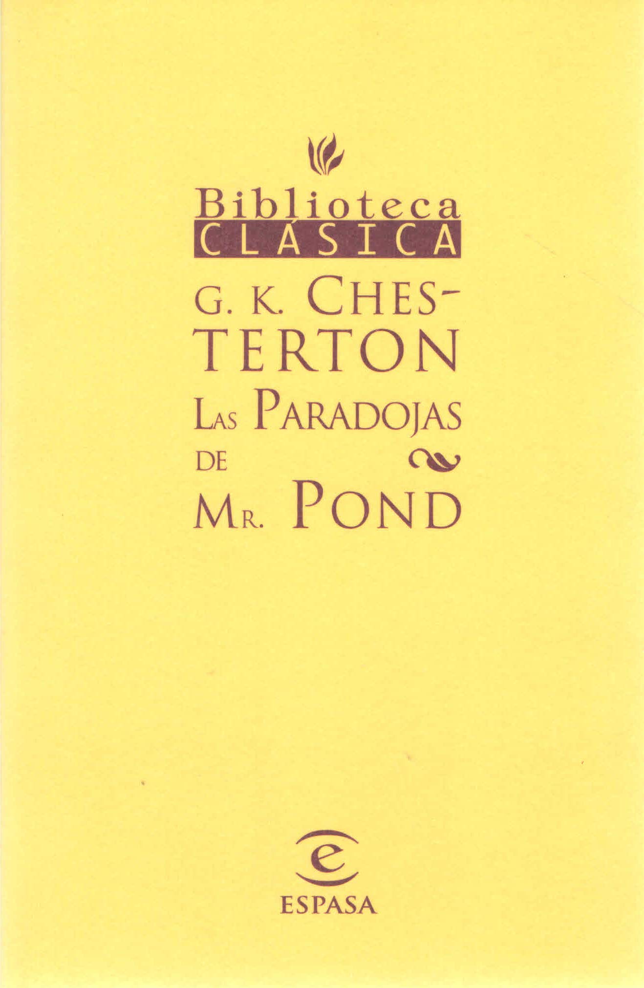 PARADOJAS DE MR.POND,LAS (SIN COLECCION)