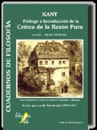Kant: Prólogo en introducción de la Crítica de la Razón Pura (FILOSOFIA:TILDE)
