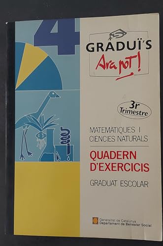 Graduï's. Ara pot! Matemàtiques i ciències naturals (3r. trimestre). Quadern d'exercicis. Graduat escolar