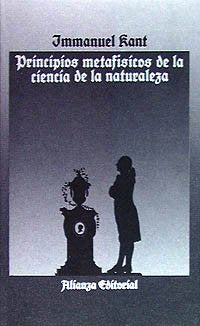 Principios metafísicos de la ciencia de la naturaleza (El Libro De Bolsillo (Lb))