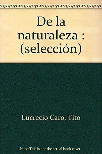 DE LA NATURALEZA (ANAQUEL POESIA)