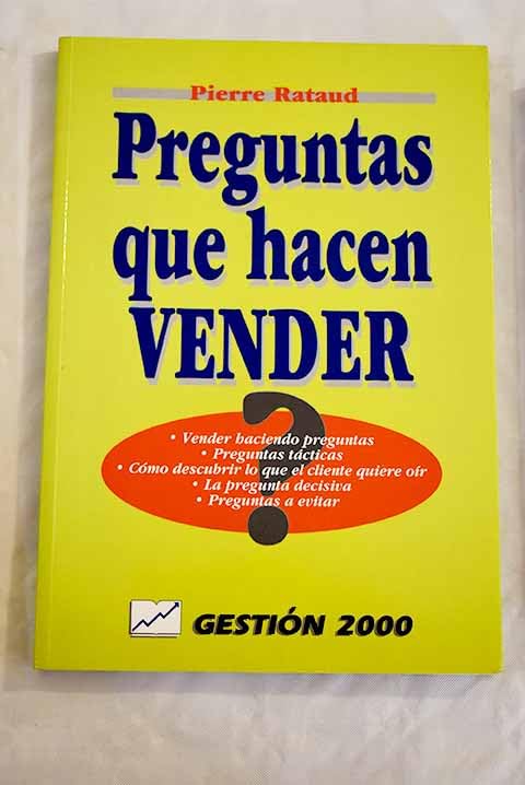 Las preguntas que hacen vender