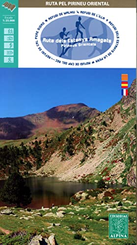 Ruta dels Estanys Amagats map&guide