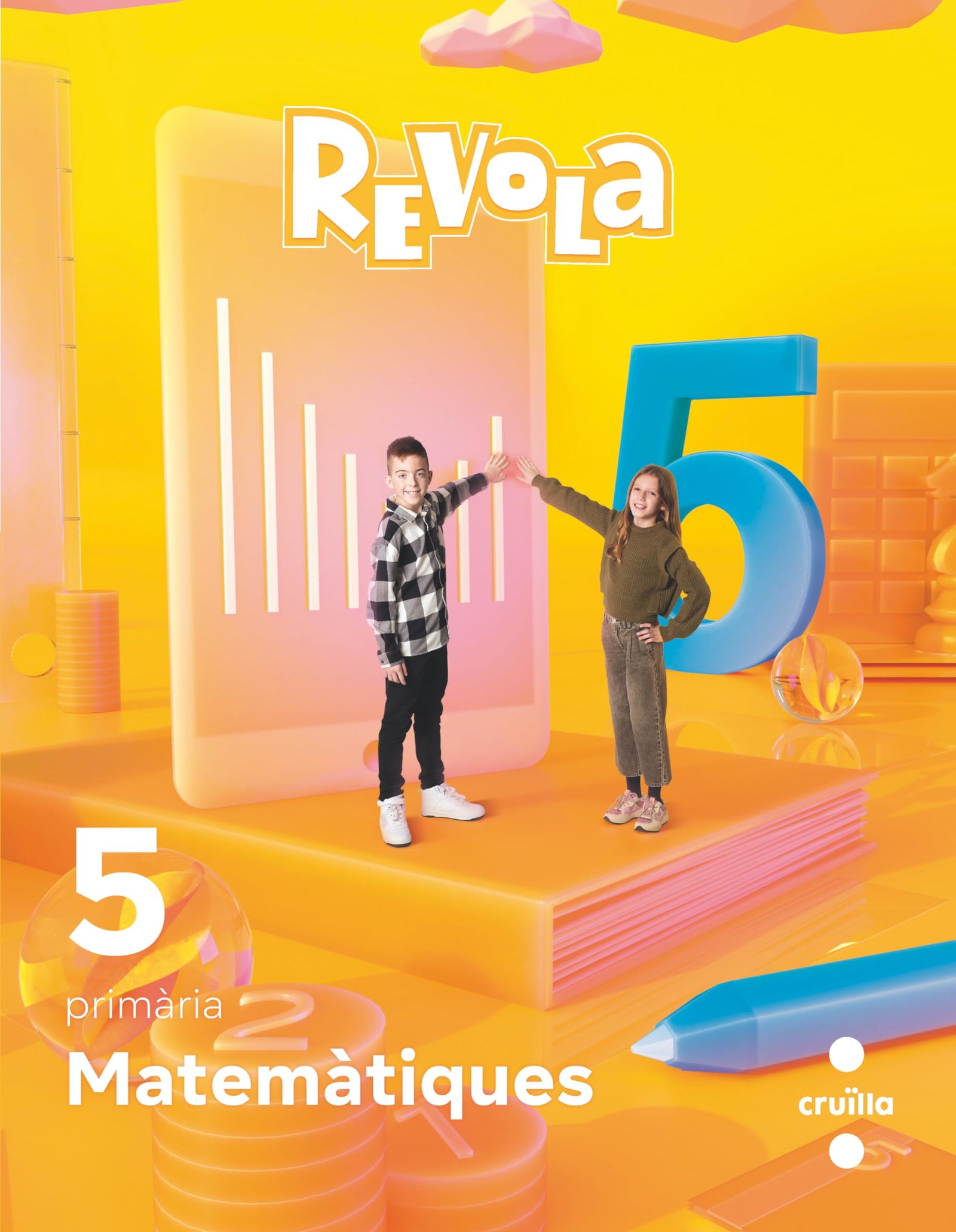 Matemàtiques. 5 Primària. Revola. Cruilla - 9788466151306 (REVUELA)