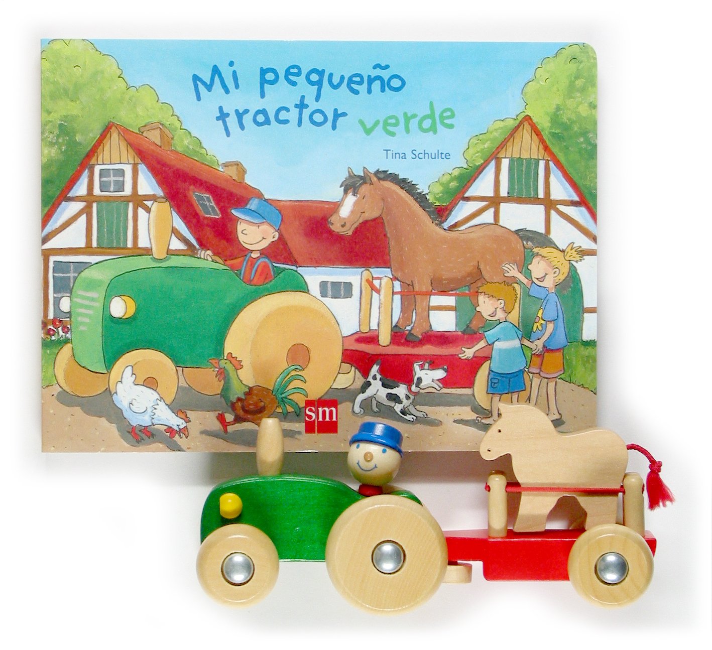 Mi pequeño tractor verde (Juego y leo)