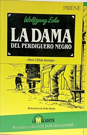 La dama del perdiguero negro