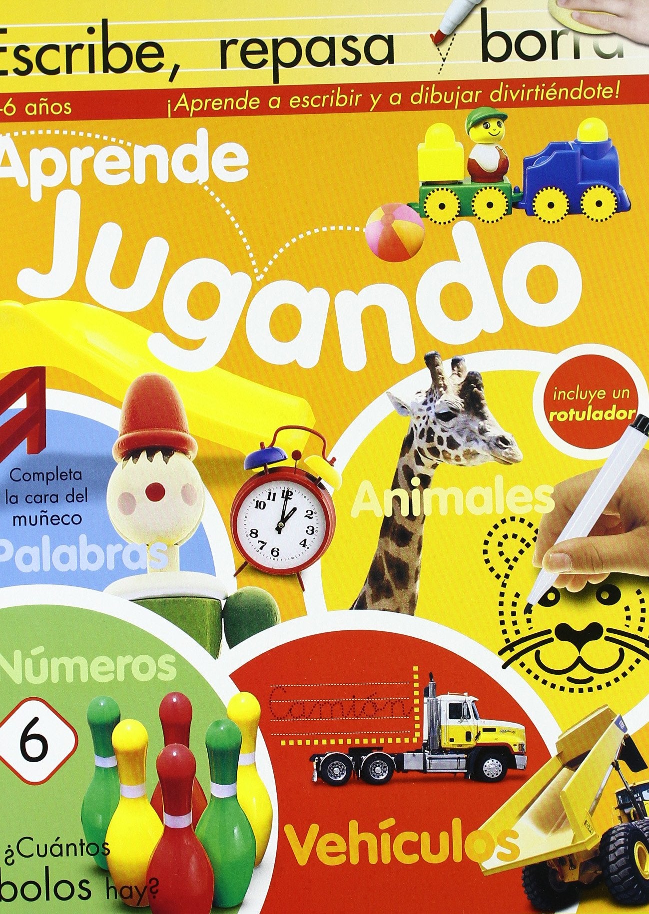 Aprende jugando: escribe, repasa, borra (Primeros Aprendizajes)