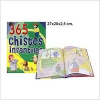 Distripubli- Libro 365 Chistes Infantiles 26x20 cm 200 pag, Multicolor (06413)