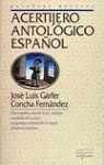 Acertijero antológico español/ Spanish Anthology Puzzle