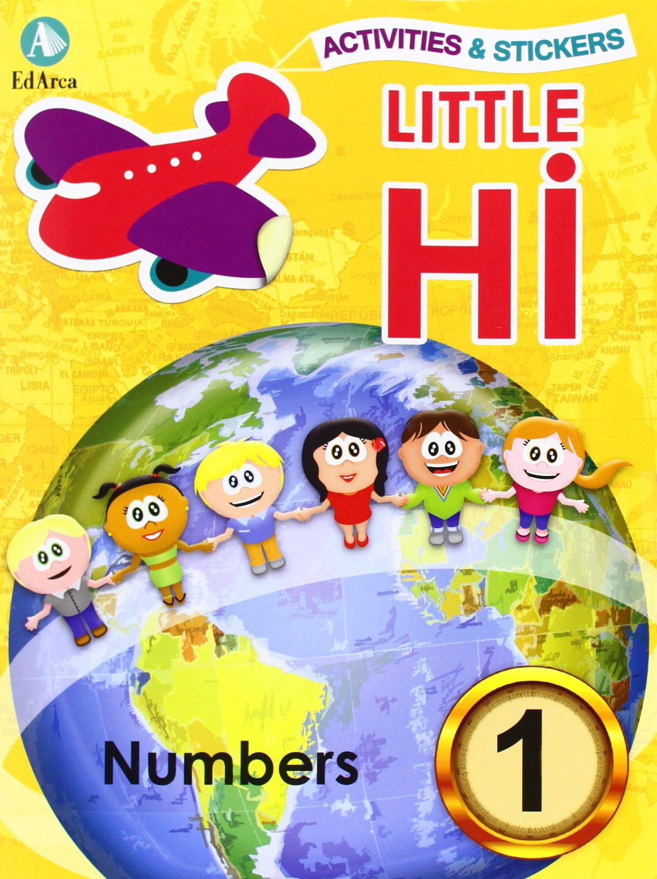 Activities & Stickers. Little Hi! Numbers 1