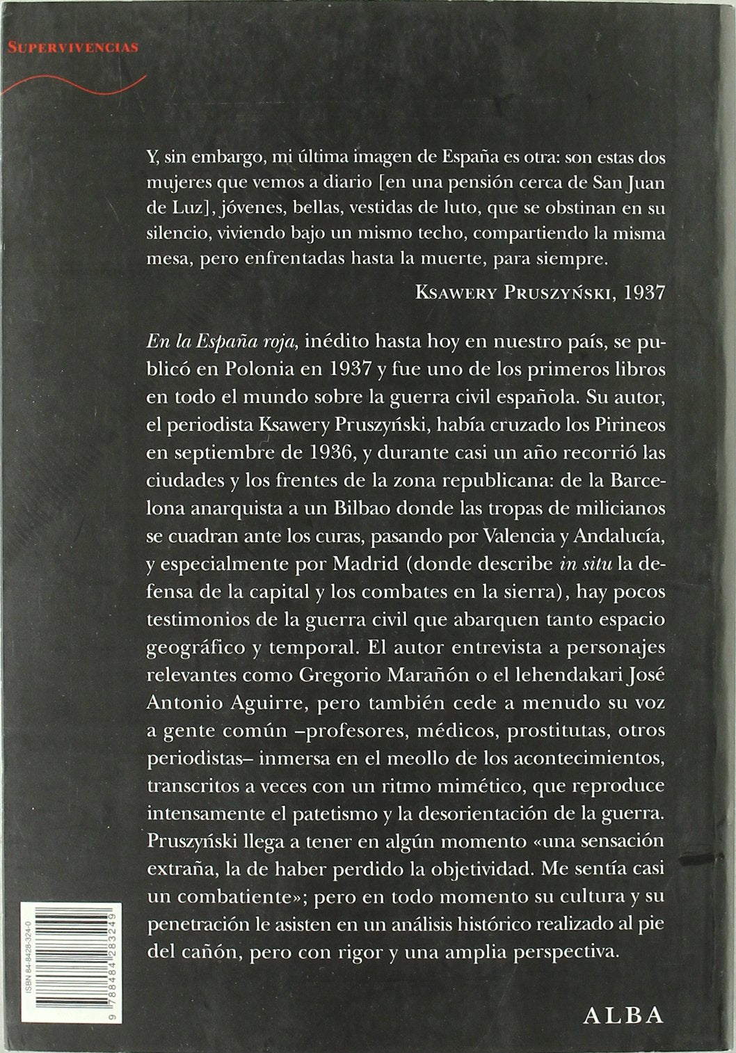 En la España roja (Trayectos Supervivencias)