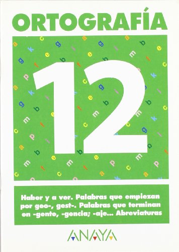 Ortografía 12. (Ortografia)