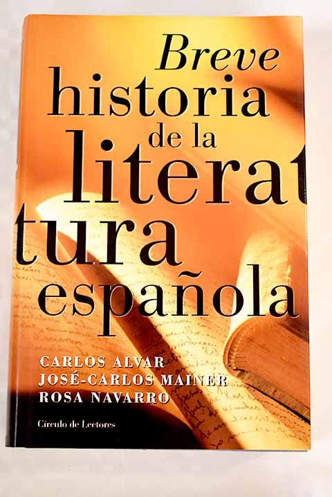 Breve historia de la literatura española