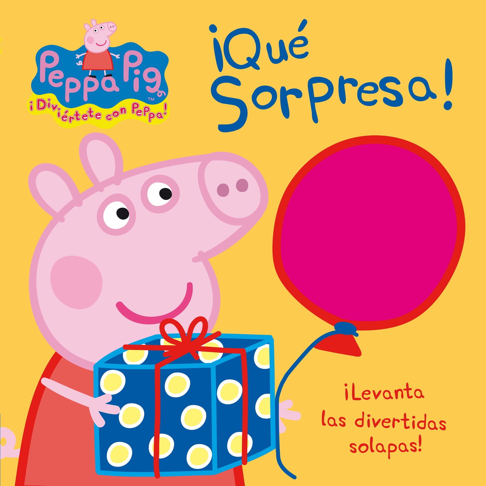 Peppa Pig. Libro de cartón con solapas - ¡Qué sorpresa!: Libro con solapas