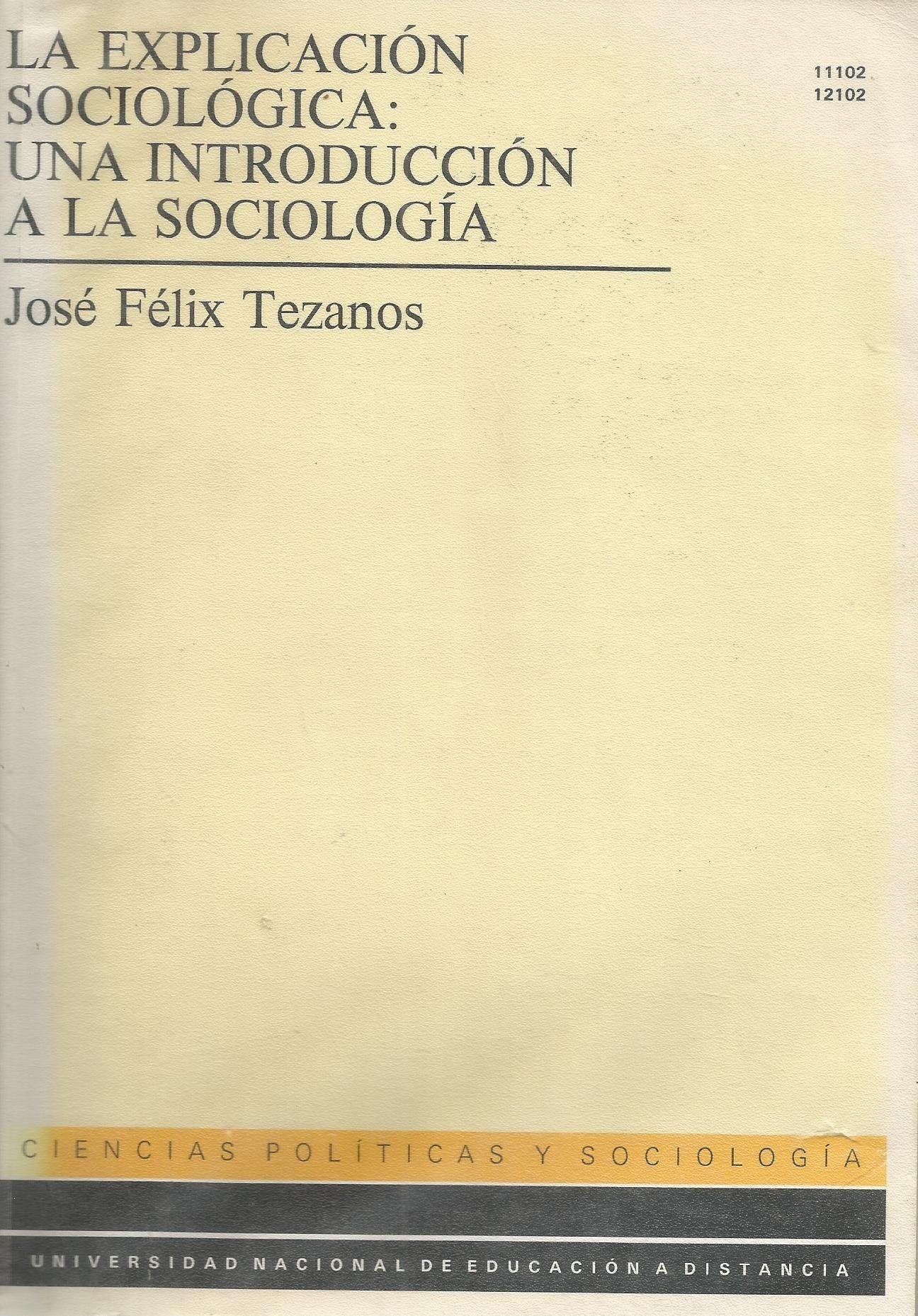 La explicación sociológica