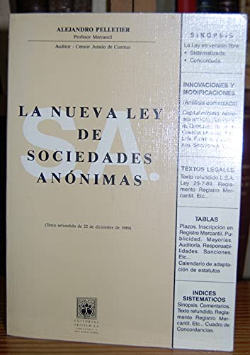 Nueva ley de sociedades anonimas, la