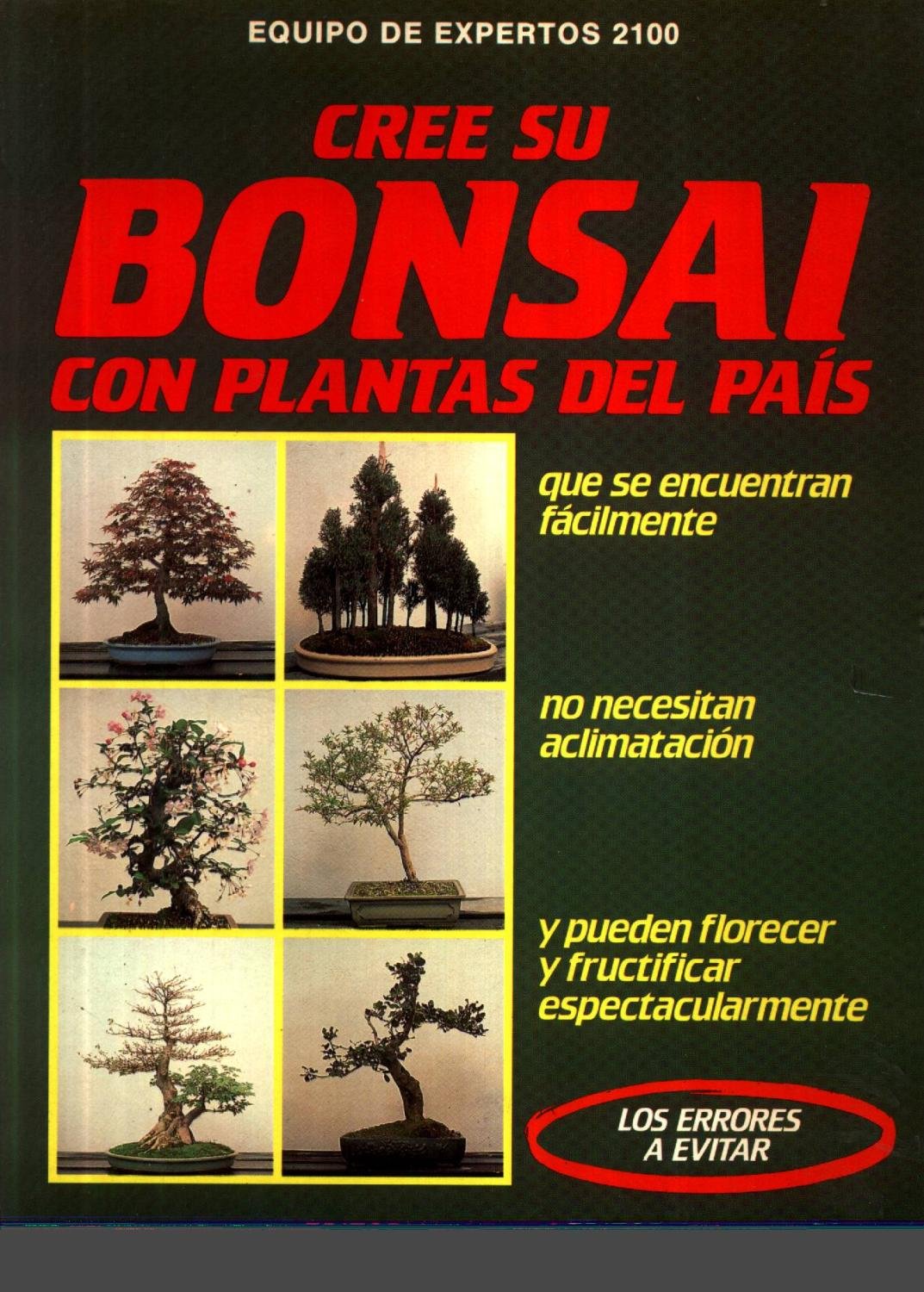 Cree su bonsai con plantas del pais