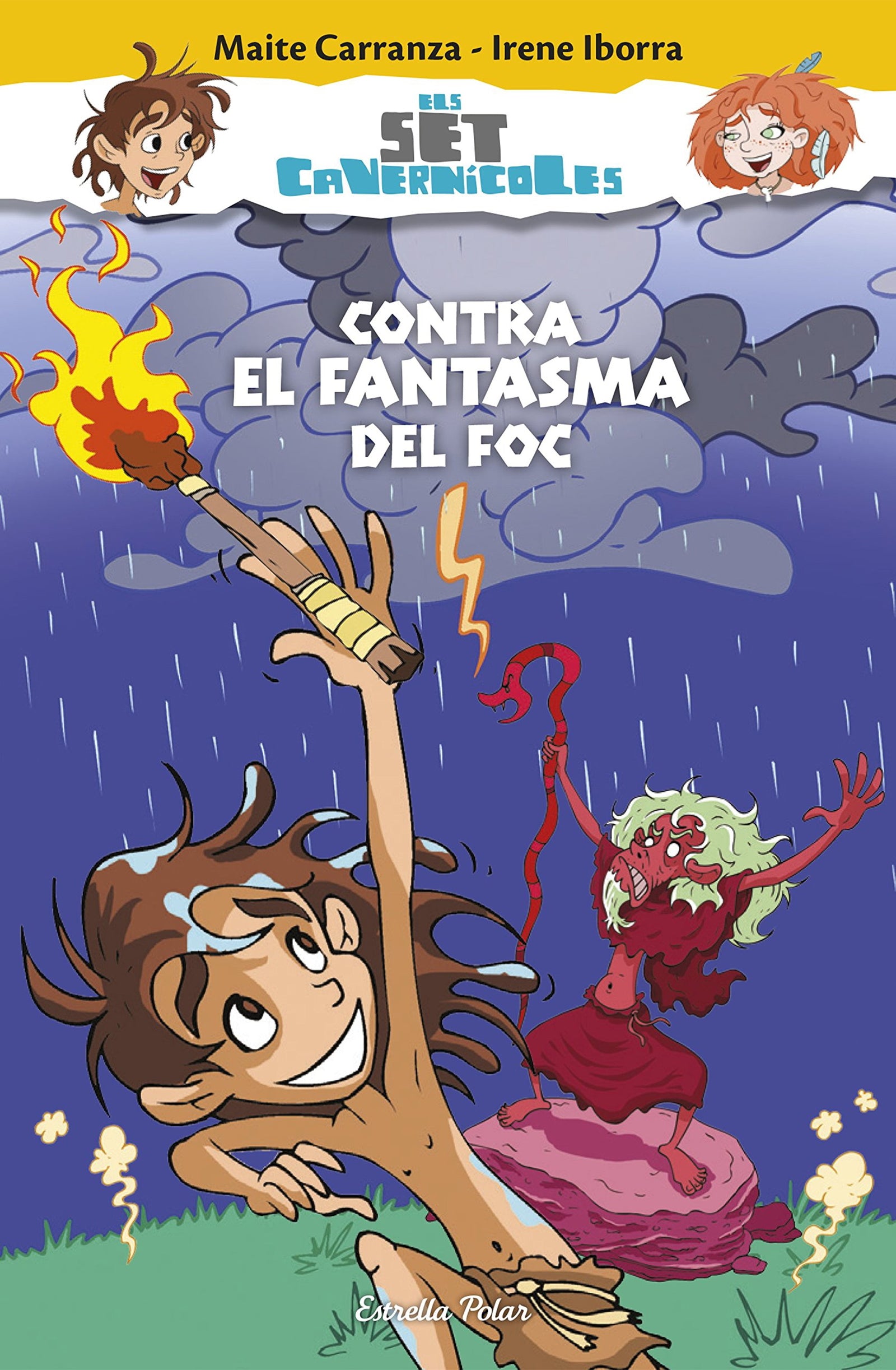 Contra el fantasma del foc: Els set cavernícoles 1 (El set cavernícoles)