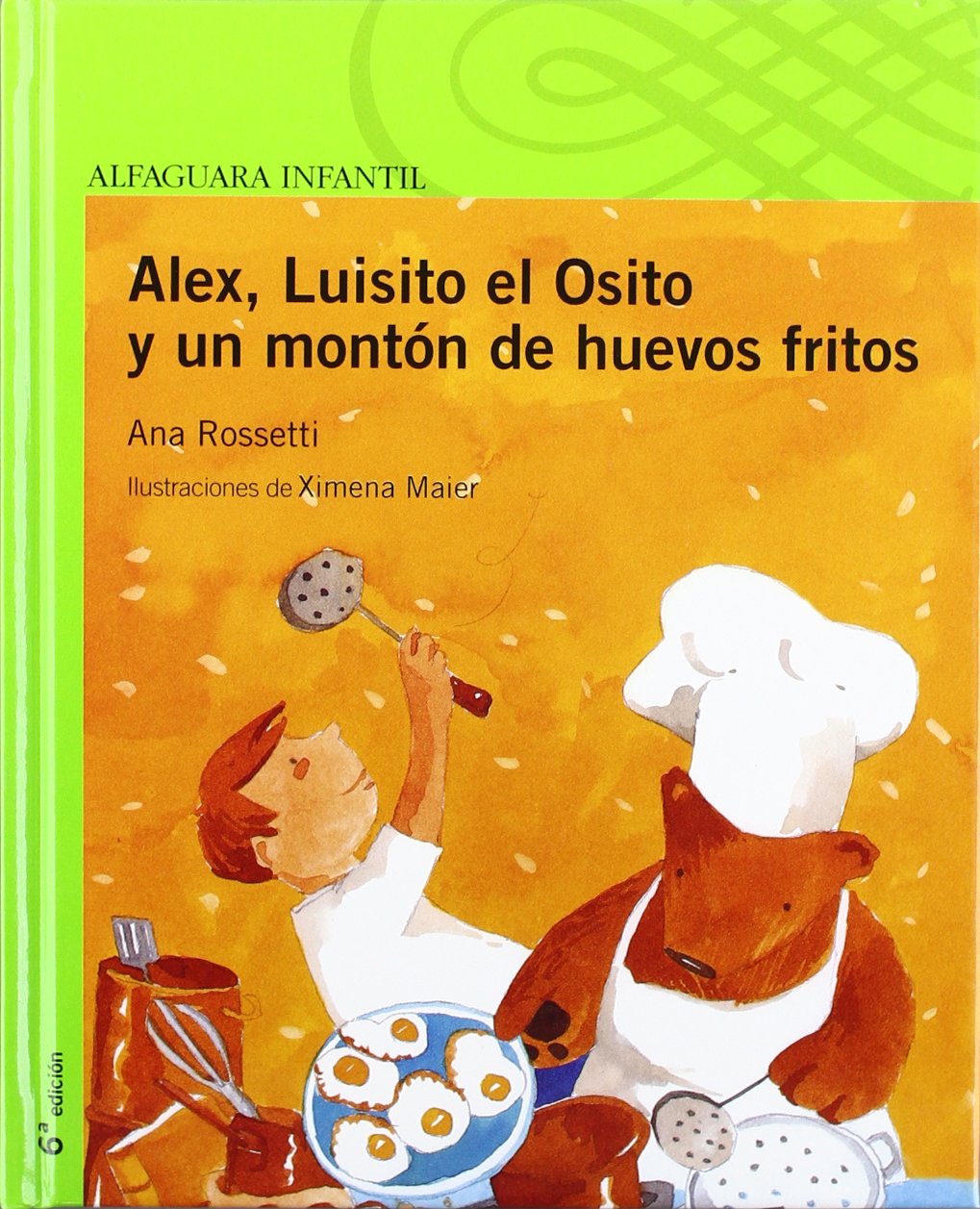 Alex, Luisito el Osito y un montón de huevos fritos