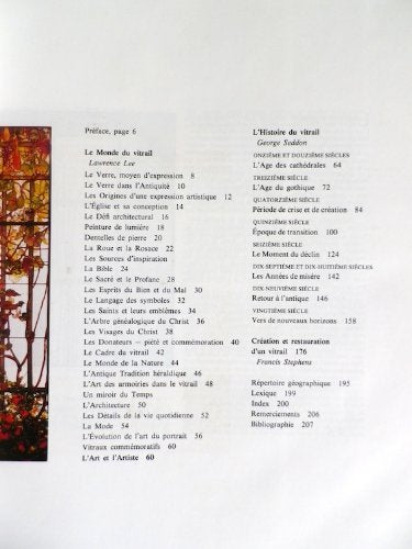 Le vitrail: Art, histoire, technique