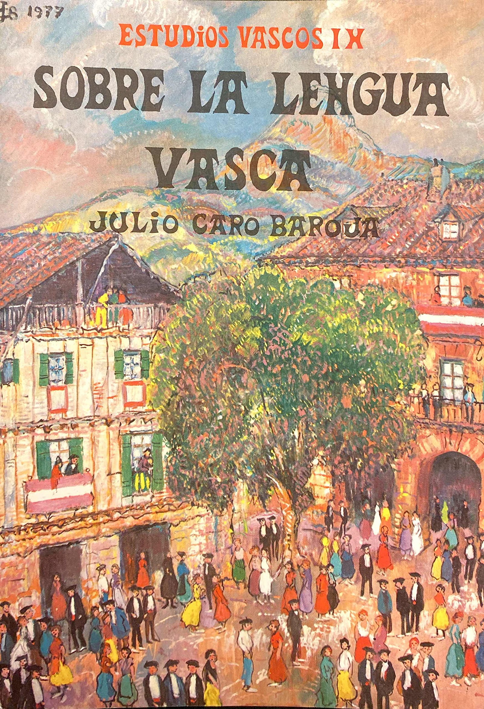 SOBRE LA LENGUA VASCA-ESTUD.VASCOS 9 (SIN COLECCION)