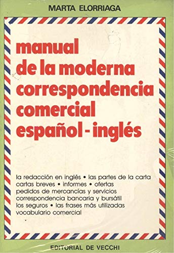 Manual de la moderna correspondencia comercial español-ingles