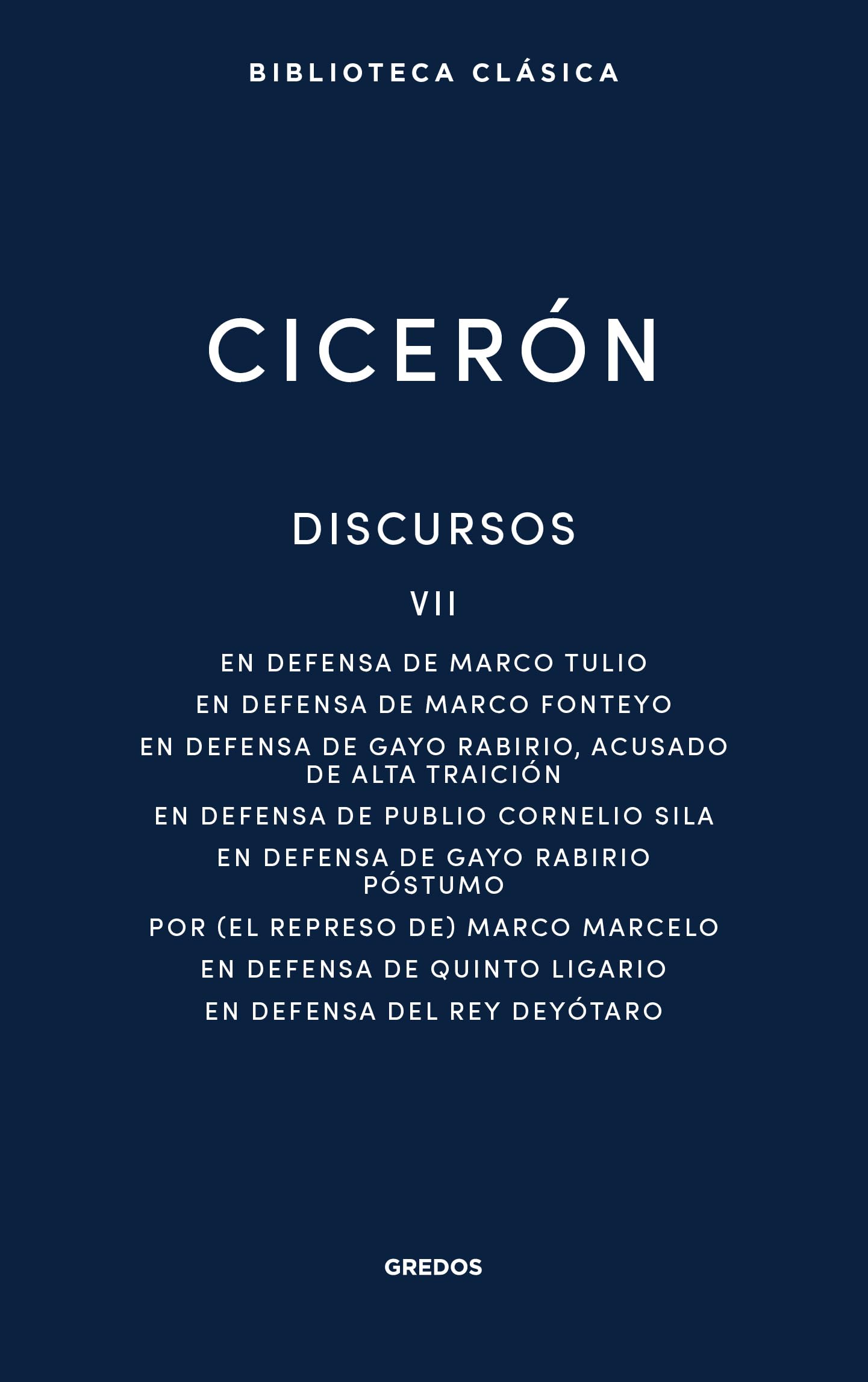 Discursos VII (Biblioteca Clásica Gredos)