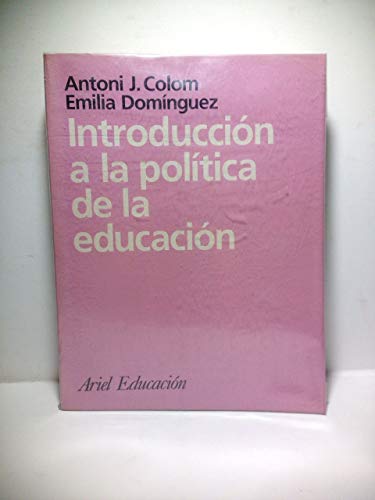 Introduccion a la politica de la educacion