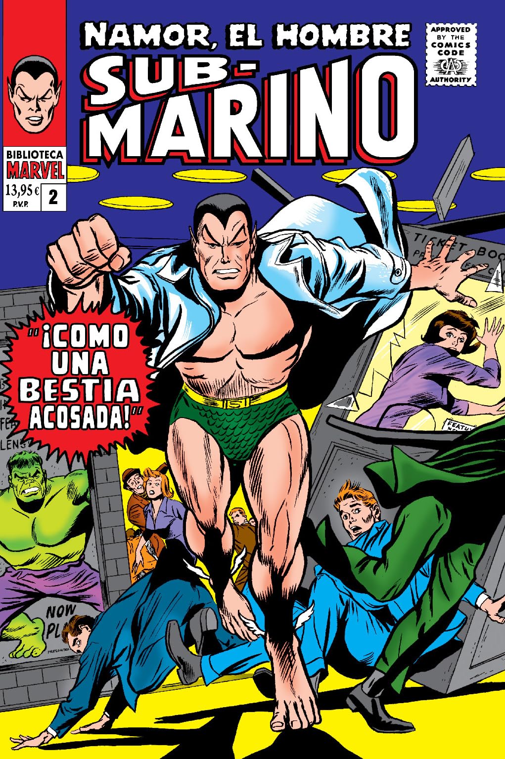 Biblioteca marvel namor, el hombre submarino 2. 1966-67: tales to astonish 80-87, tales of suspense