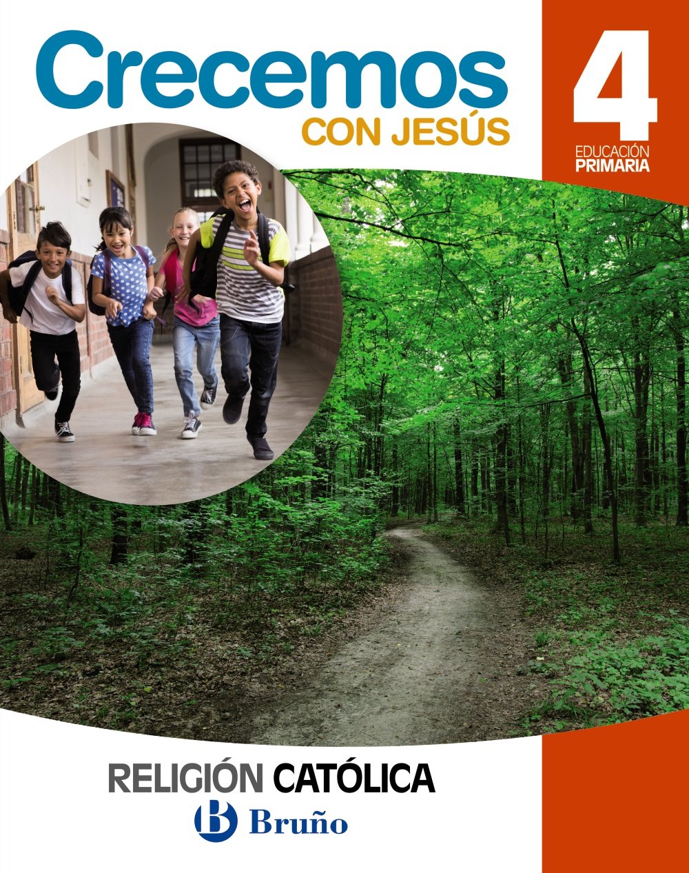 Religión católica Crecemos con Jesús 4 Primaria - 9788469609507 (4º Primaria)