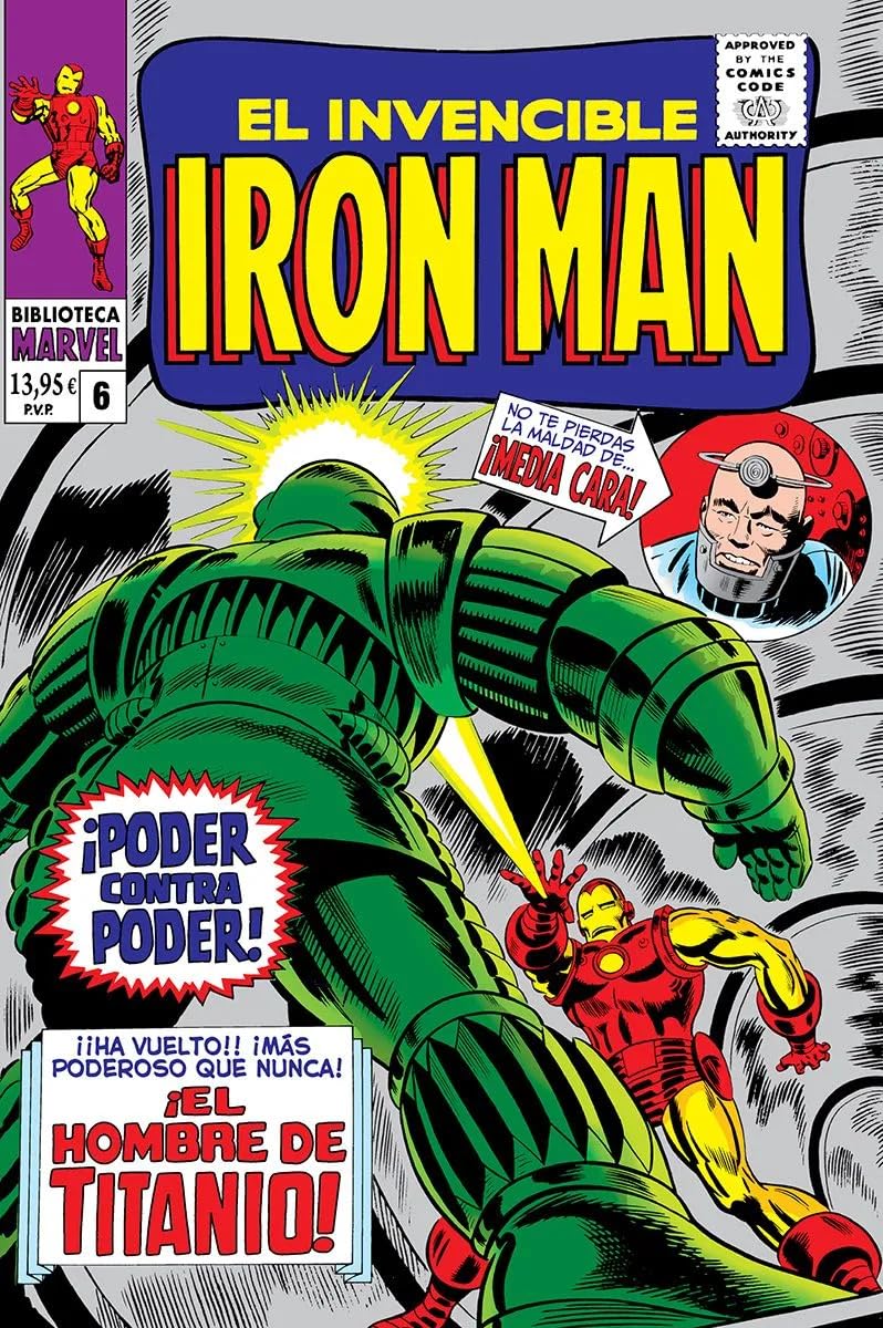 Biblioteca marvel el invencible iron man 6. el invencible iron man 6. 1967-68: tales of suspense 86-