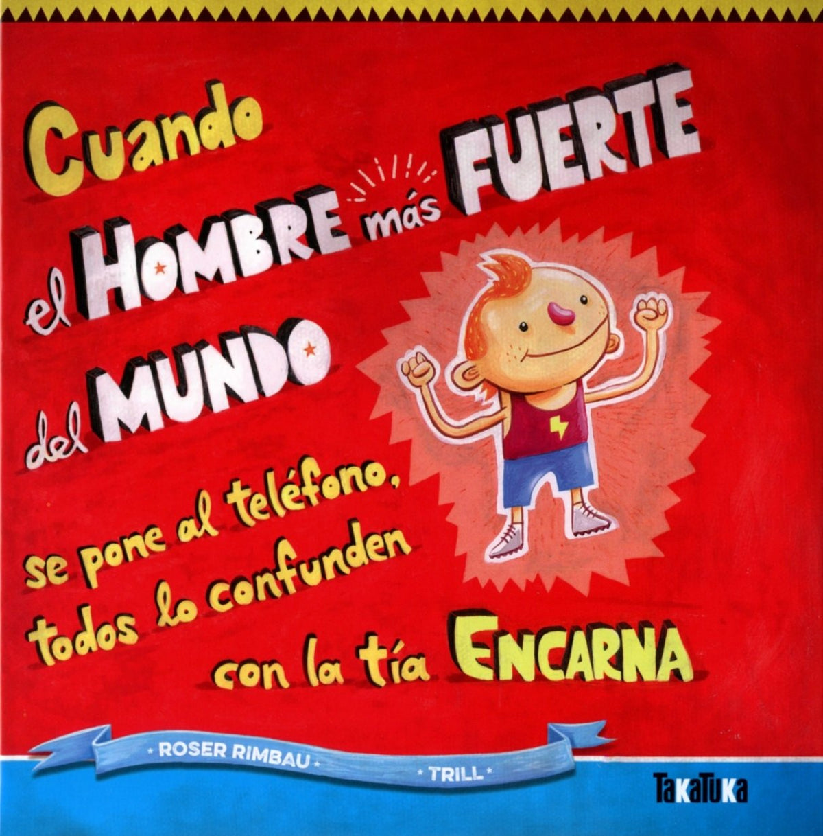 Cuando el hombre más fuerte del mundo se pone al teléfono, todos lo confunden con la tía Encarna