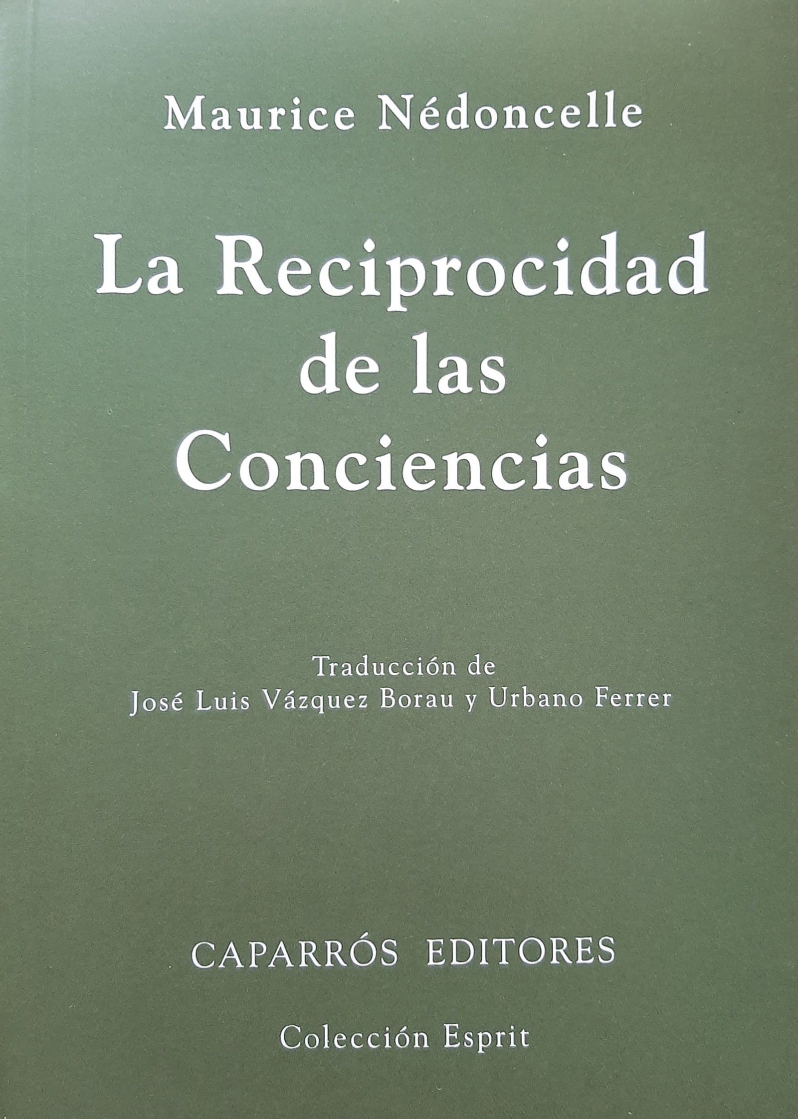 La reciprocidad de las conciencias