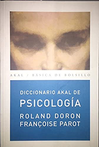 Diccionario Akal de Psicología: 112 (Básica de Bolsillo)