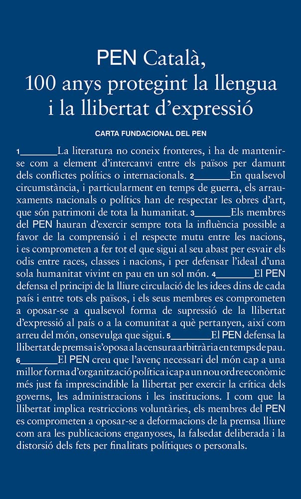 PEN Català: 100 anys protegint la llengua i la llibertat d'expressió (Llibres en català)