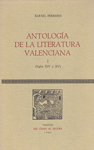 Antolog¸a de la literatura valenciana