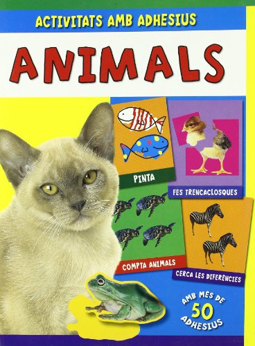 Actividades con pegatinas cat : Animals