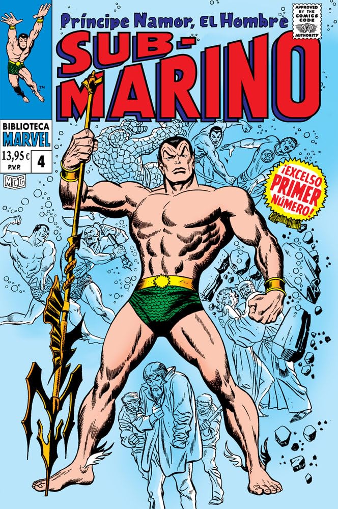 Biblioteca marvel namor, el hombre submarino 4. 1967-68: tales to astonish 98-101, iron man & sub-ma